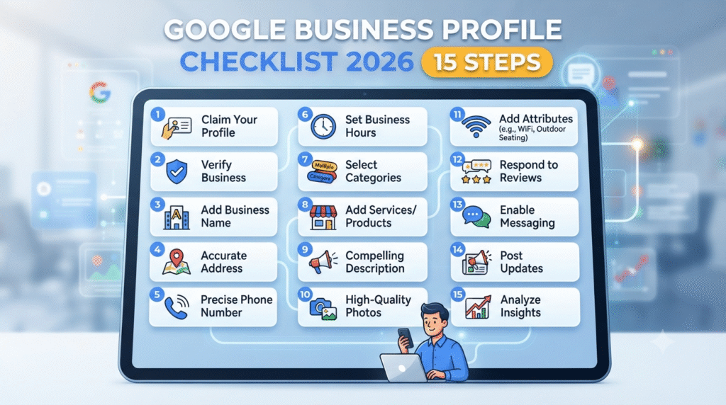 Google Business Profile checklist 2026 for Pakistan businesses
